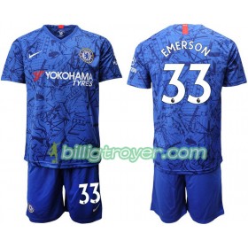 Billige Fotballdrakter Chelsea Emerson 33 Barn Hjemmedraktsett 2019/20 Kortermet
